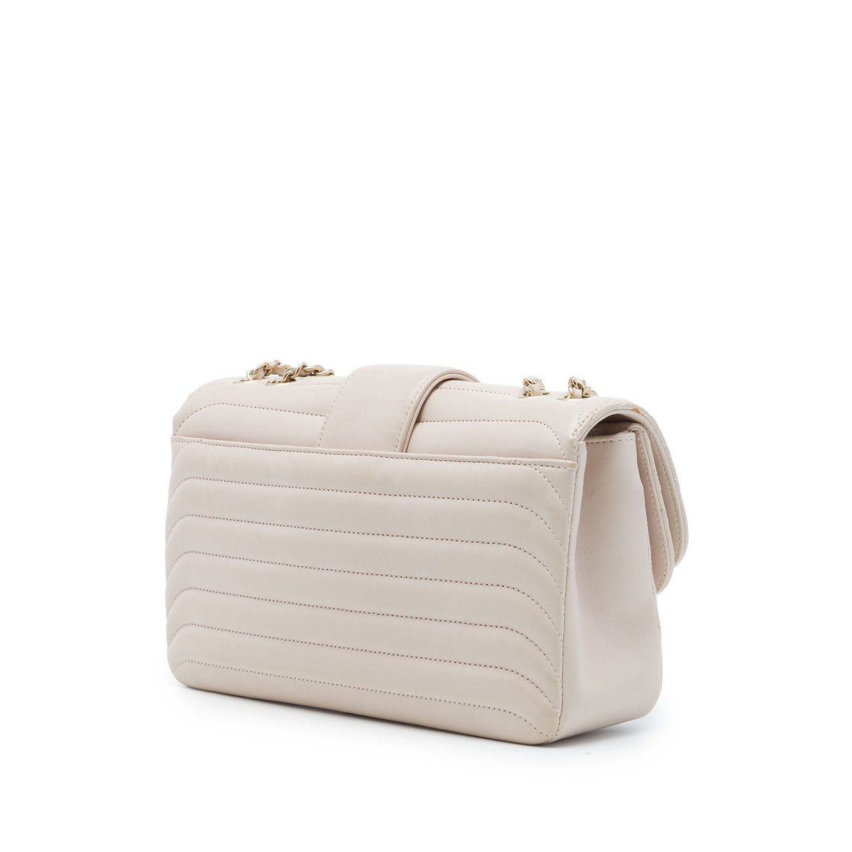 Chanel Medium CC Horizontal Quilted Lambskin Double Flap