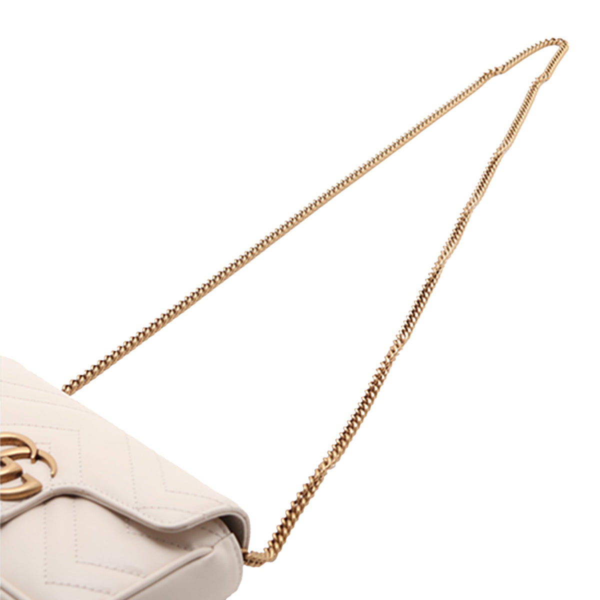 Gucci Mini GG Marmont Matelasse Calfskin Flap Crossbody