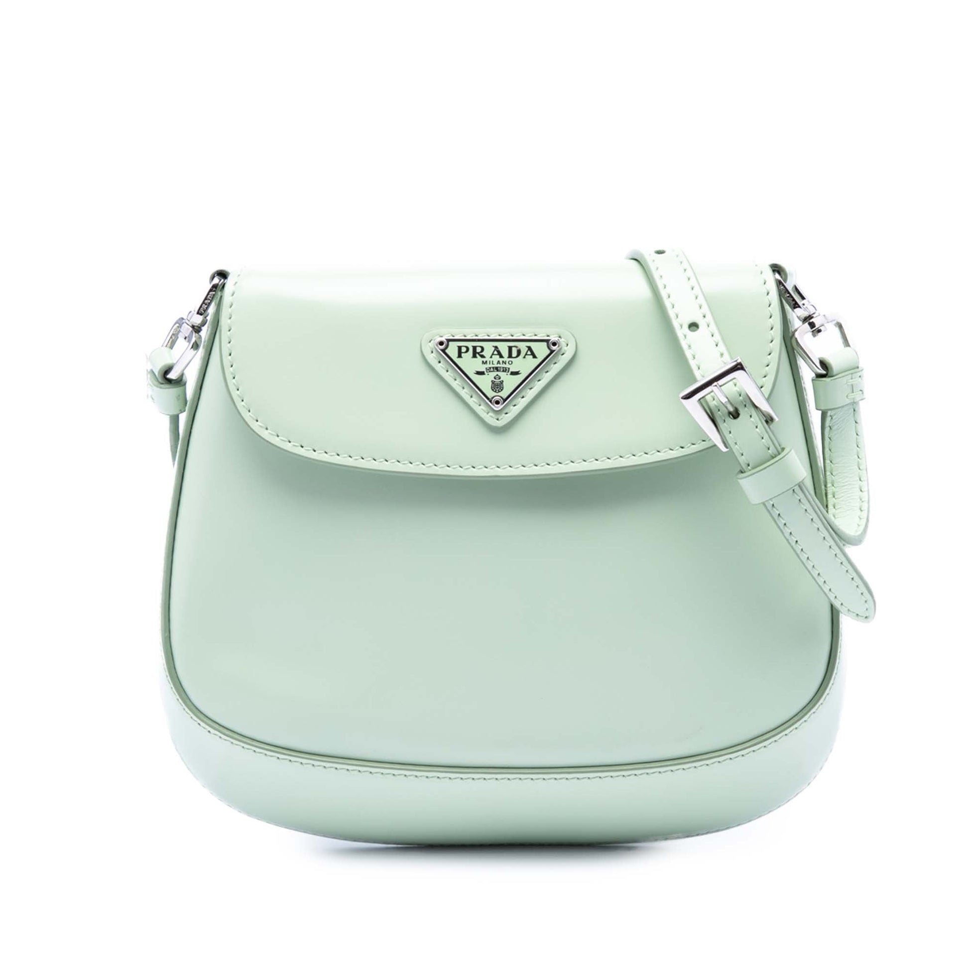 Prada Mini Brushed Leather Cleo Bag