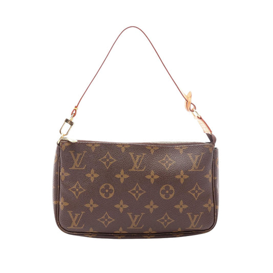 Louis Vuitton Monogram Pochette Accessoires — Brown
