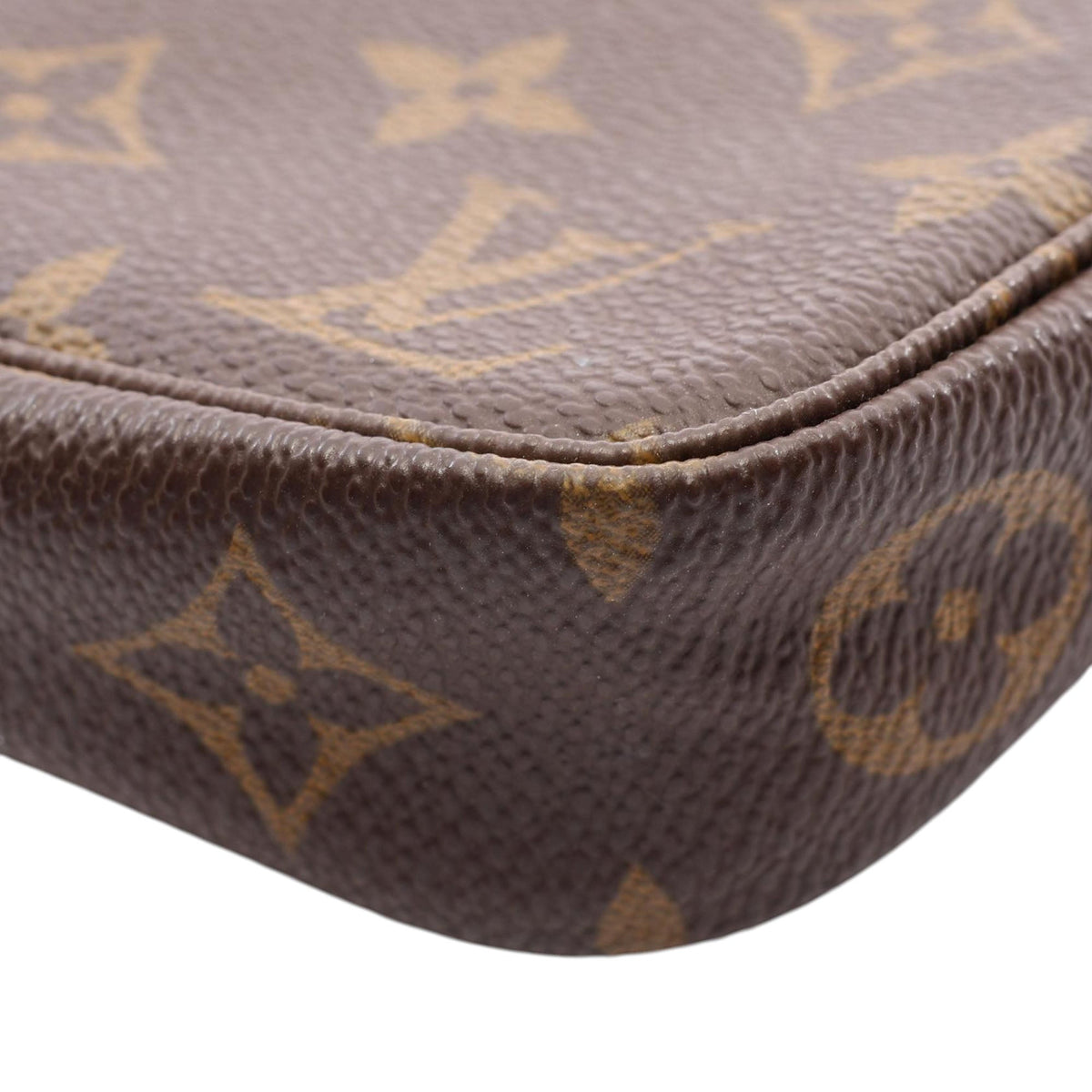 Louis Vuitton Monogram Pochette Accessoires — Brown