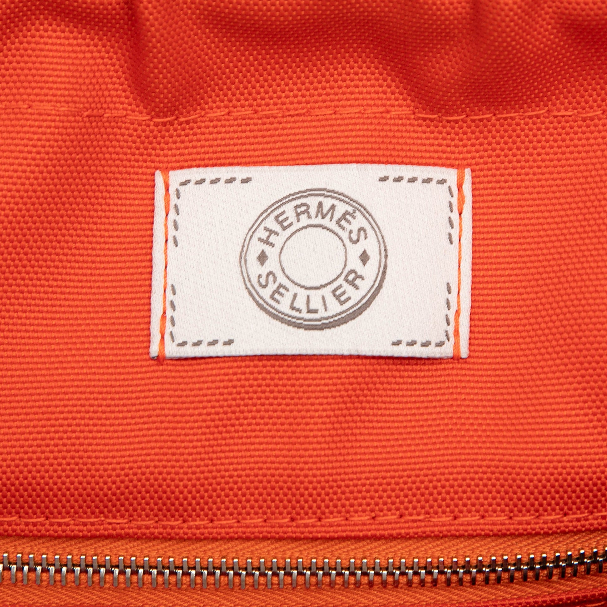 Hermès Toile Sac de Pansage Grooming Bag
