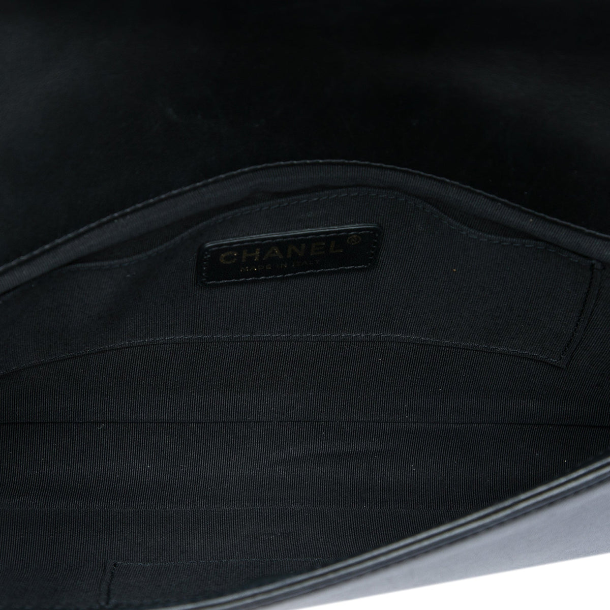 Chanel Multicolor Quilted Lambskin Crest East West Boy Flap