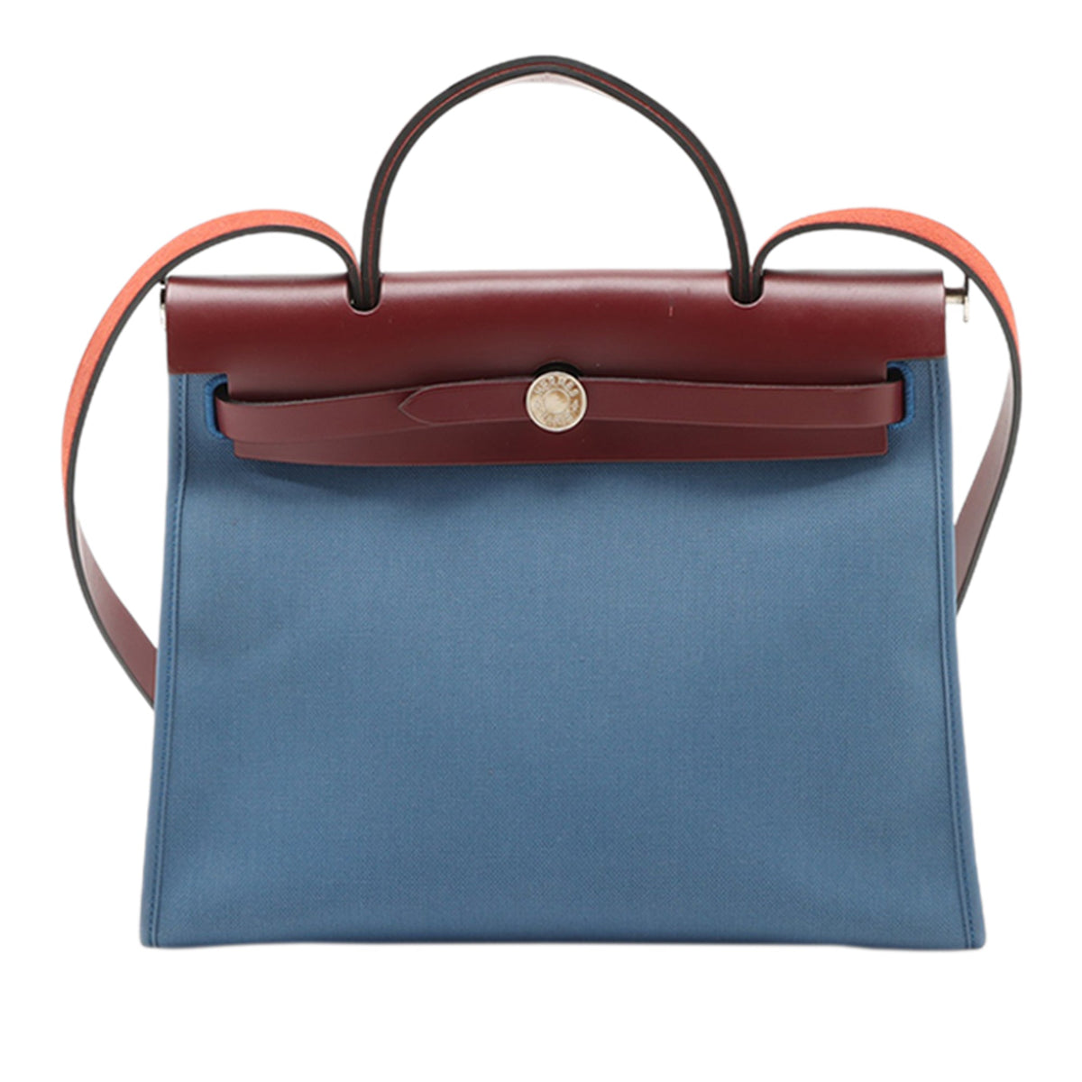 Hermès Toile Herbag Zip 31 — Blue