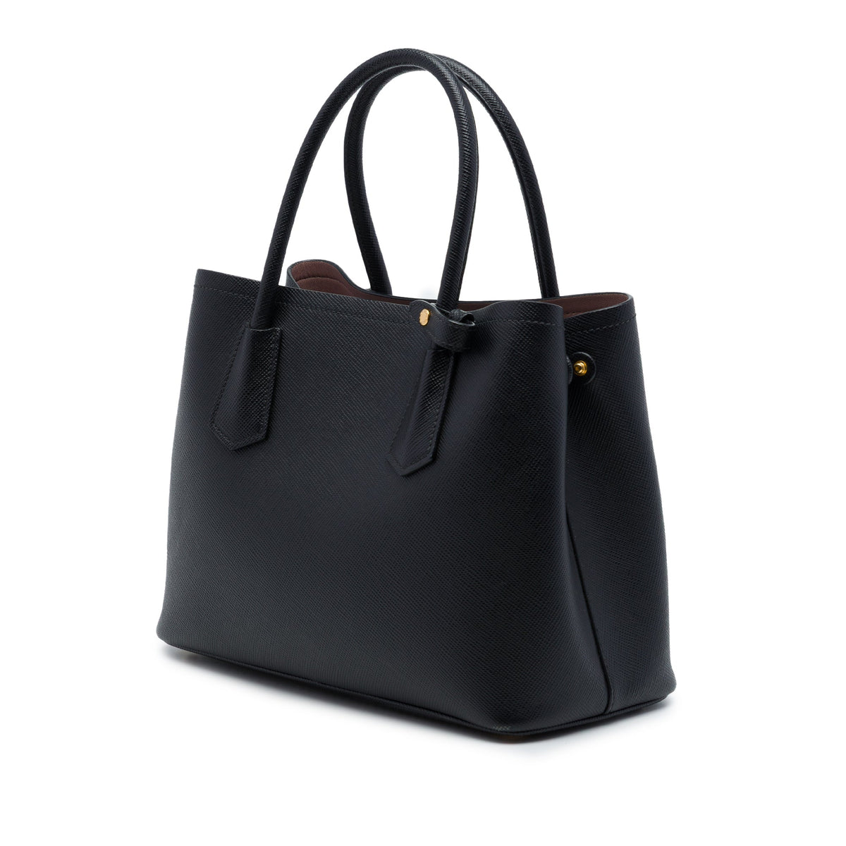 Prada Small Saffiano Cuir Double Satchel