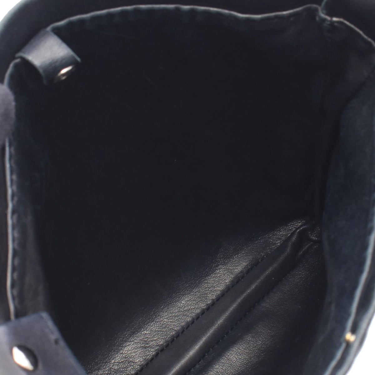 Hermès Leather Toudou Crossbody Bag — Black