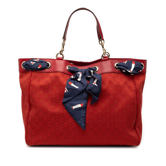 Gucci Large GG Canvas Positano Tote