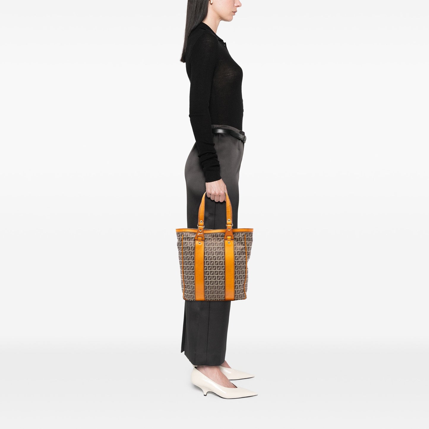 Fendi Zucchino Canvas Tote