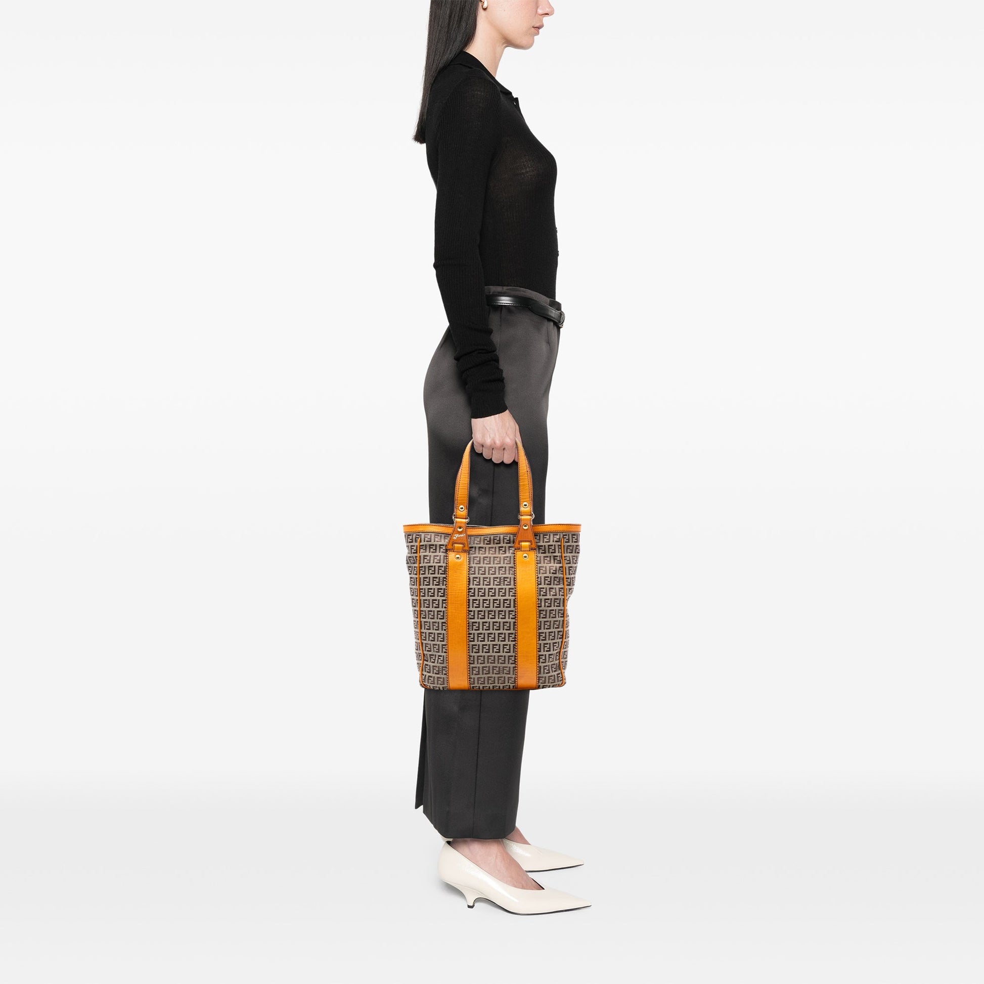 Fendi Zucchino Canvas Tote