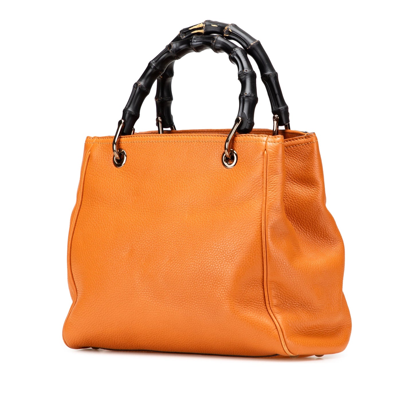 Gucci Small Calfskin Bamboo Shopper Satchel
