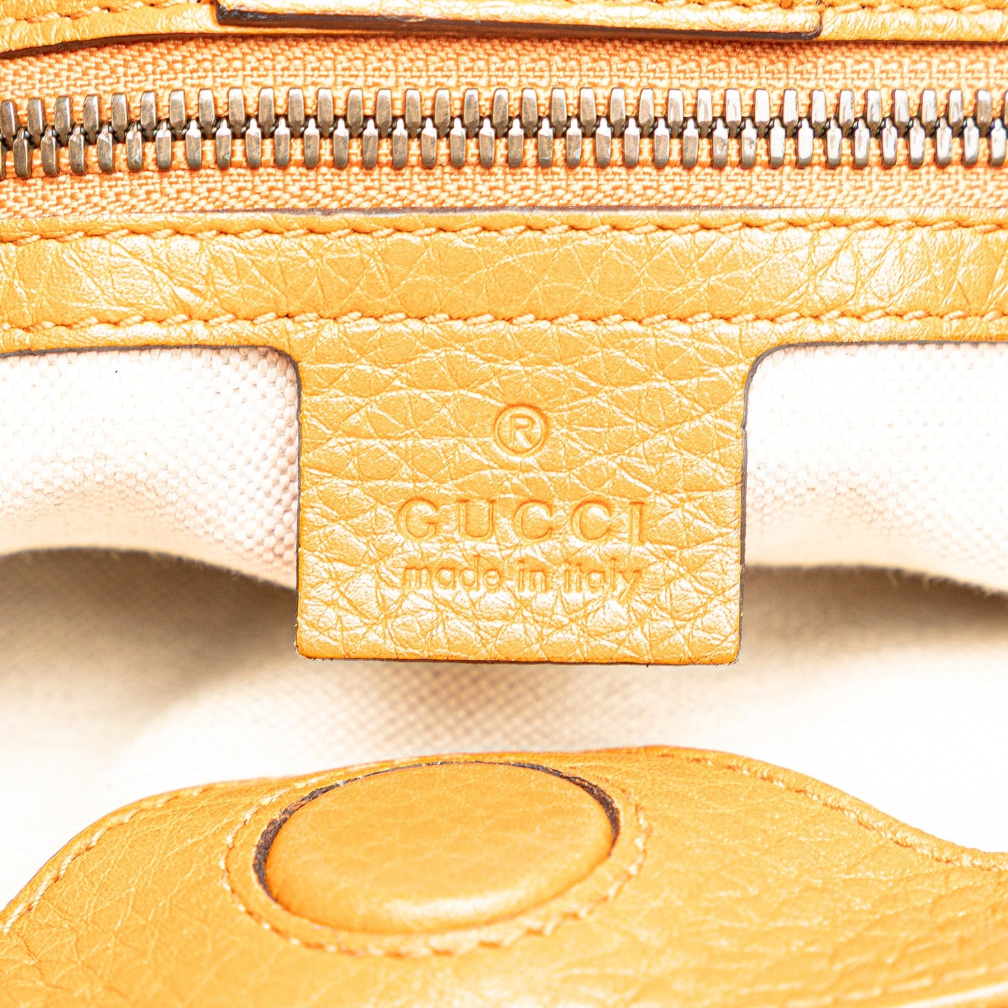 Gucci Small Calfskin Bamboo Shopper Satchel