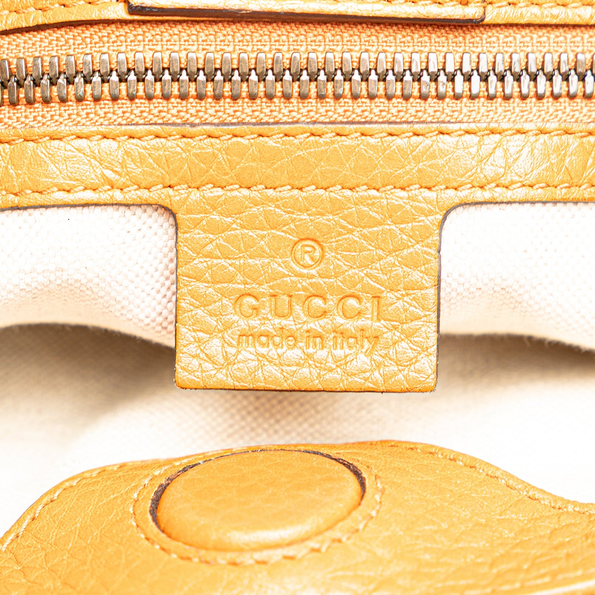 Gucci Small Calfskin Bamboo Shopper Satchel