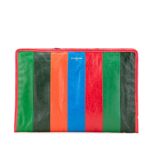 Balenciaga Lambskin Bazar Clutch