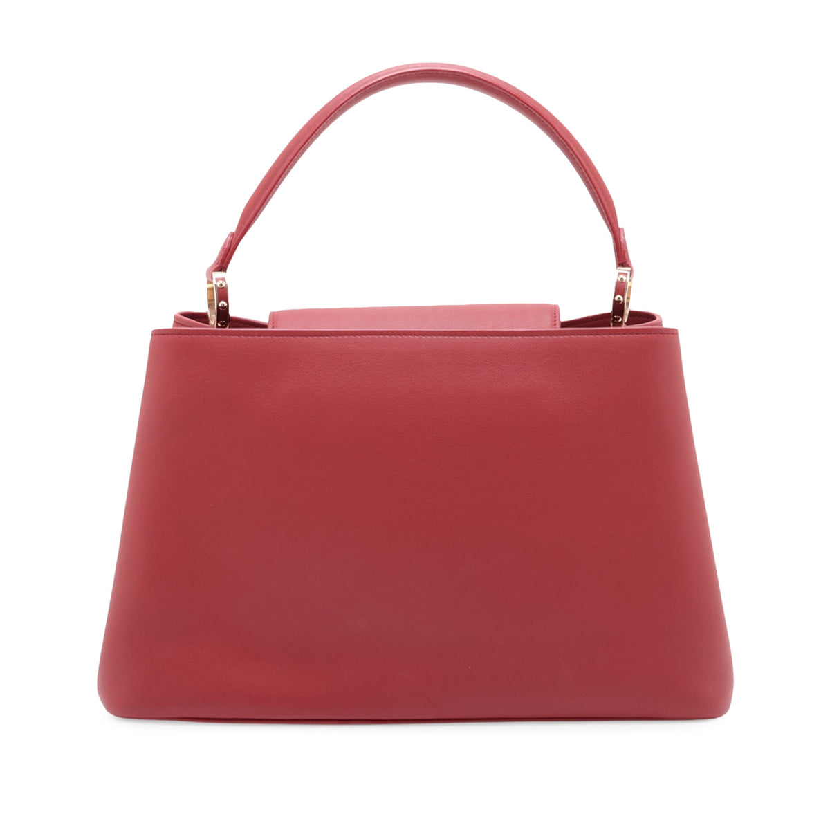 Louis Vuitton Taurillon Capucines GM — Red