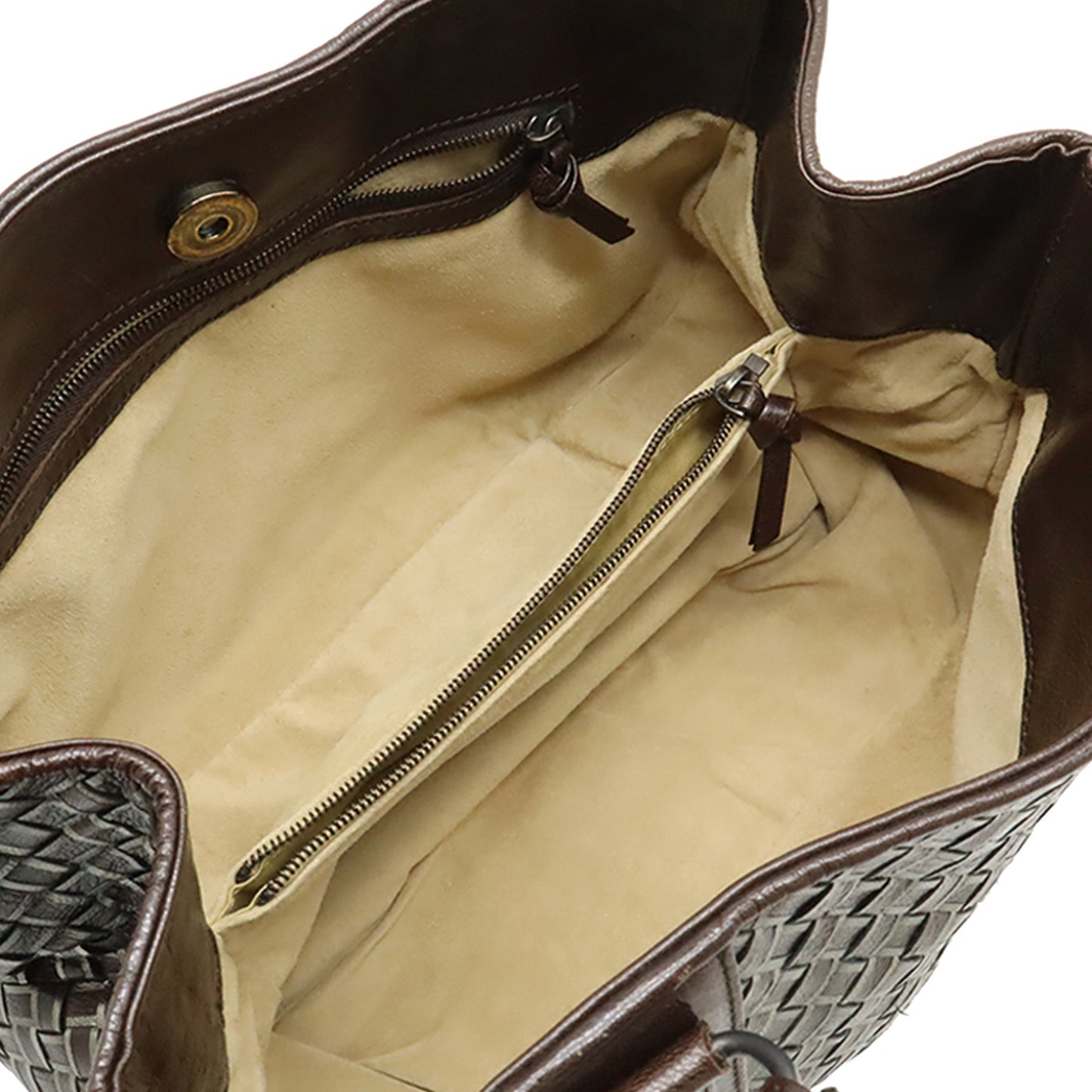 Bottega Veneta Metallic Nappa Intrecciato Handbag
