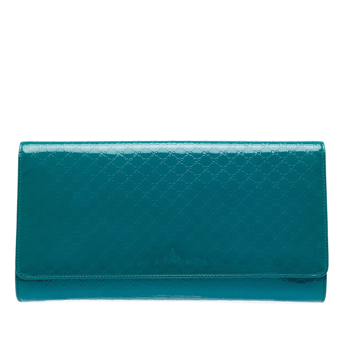 Gucci Microguccissima Patent Broadway Clutch