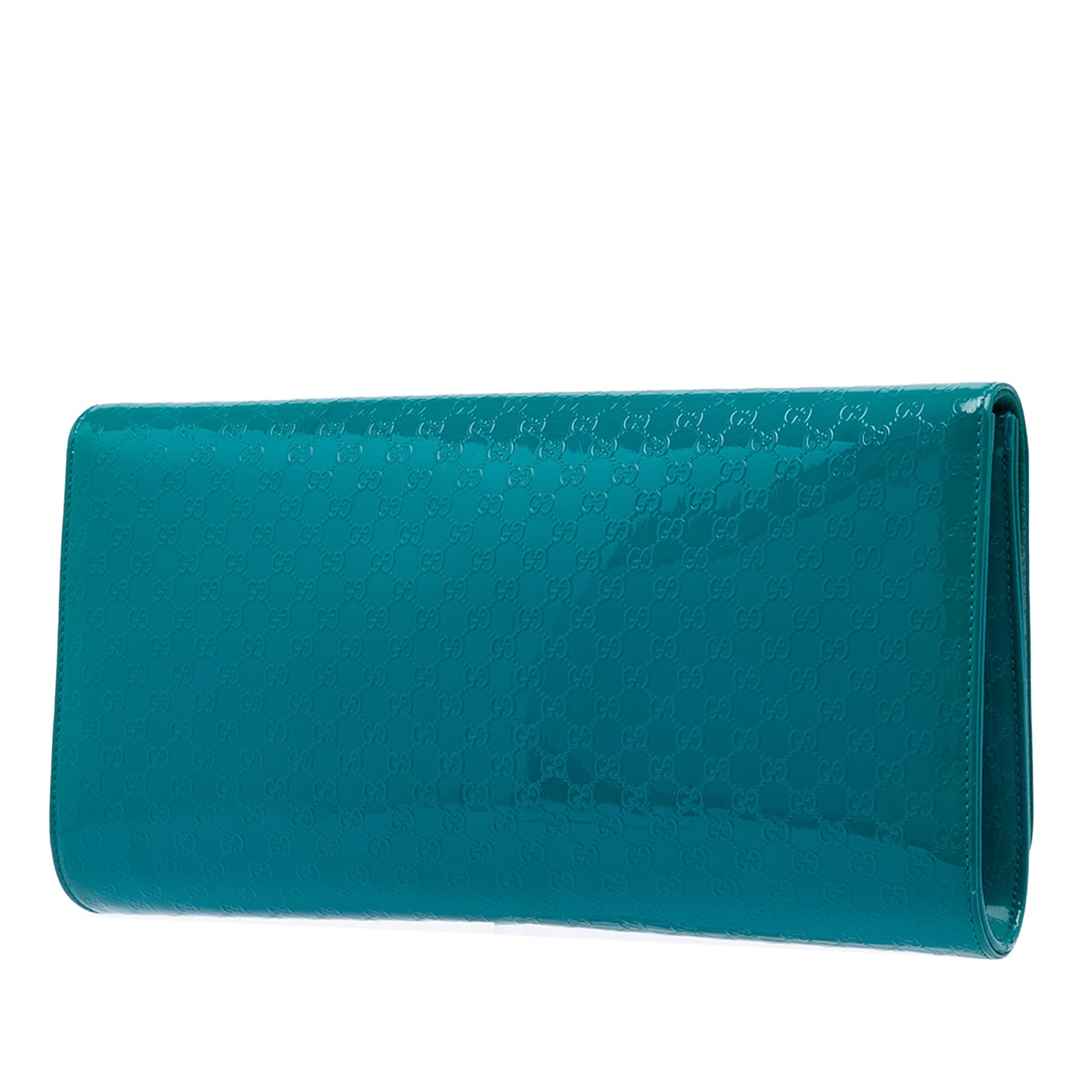 Gucci Microguccissima Patent Broadway Clutch