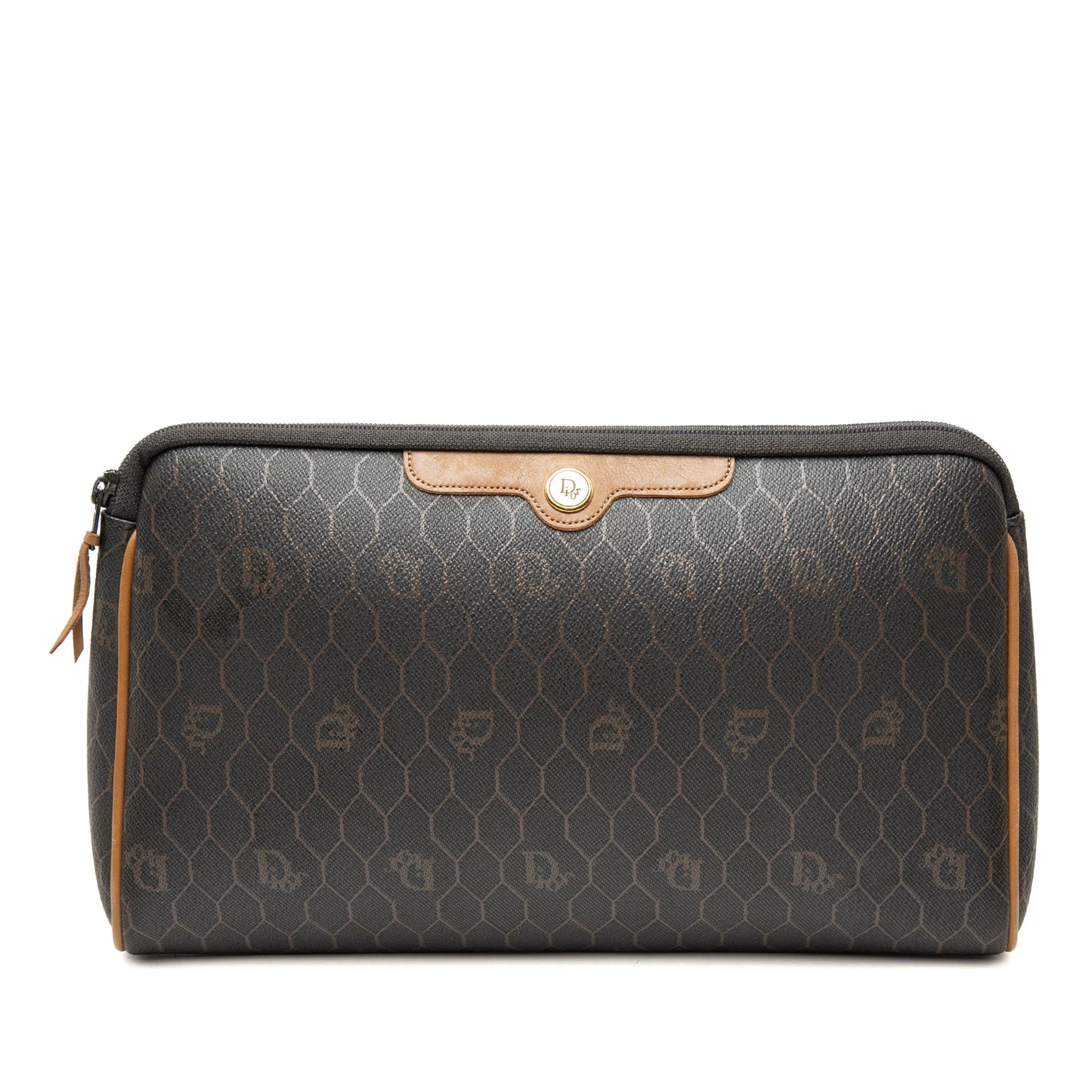 Dior Honeycomb Coated Canvas Clutch