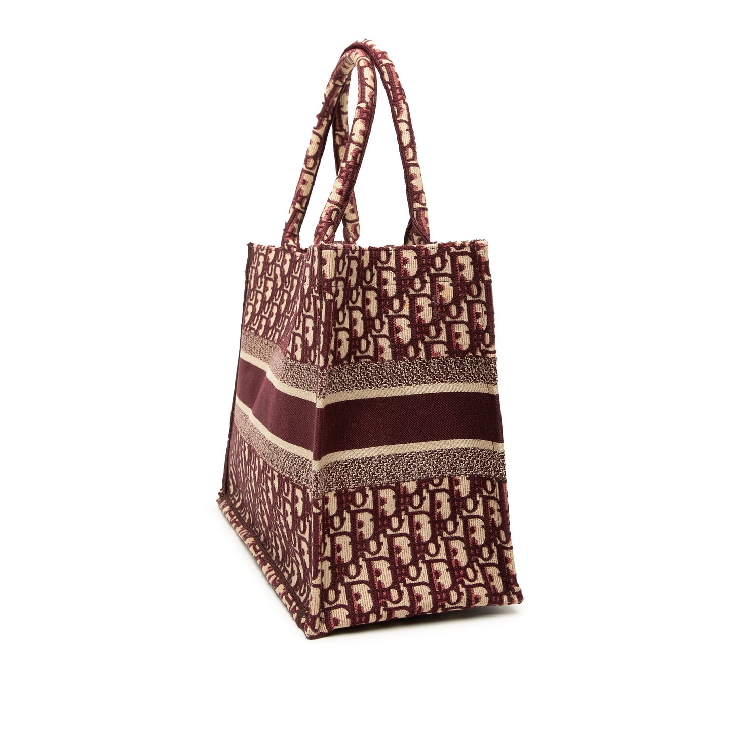 Dior Medium Oblique Embroidered Canvas Book Tote