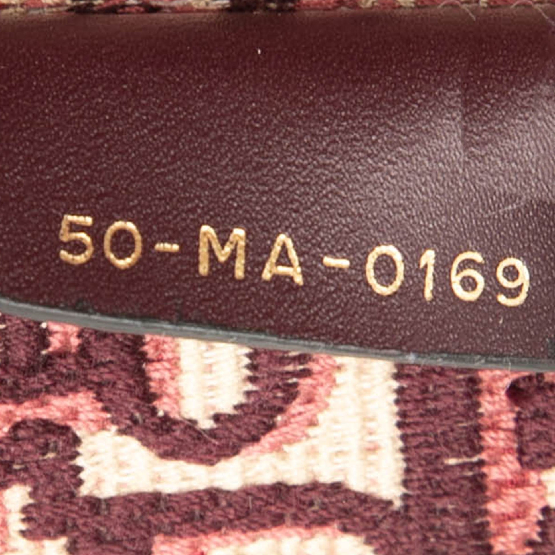Dior Medium Oblique Embroidered Canvas Book Tote