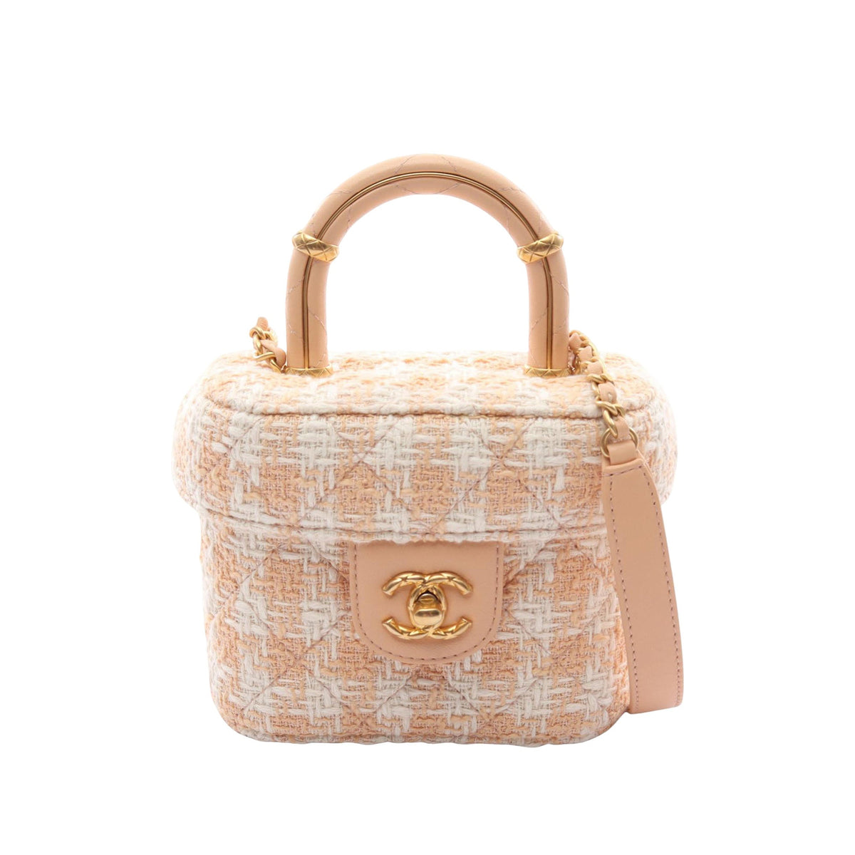 Chanel Mini Tweed Crush Top Handle Bag