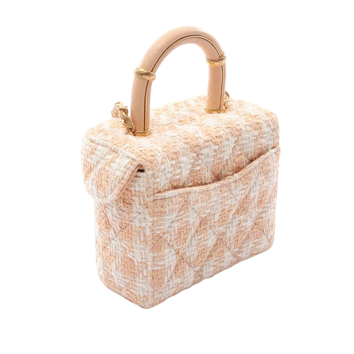 Chanel Mini Tweed Crush Top Handle Bag
