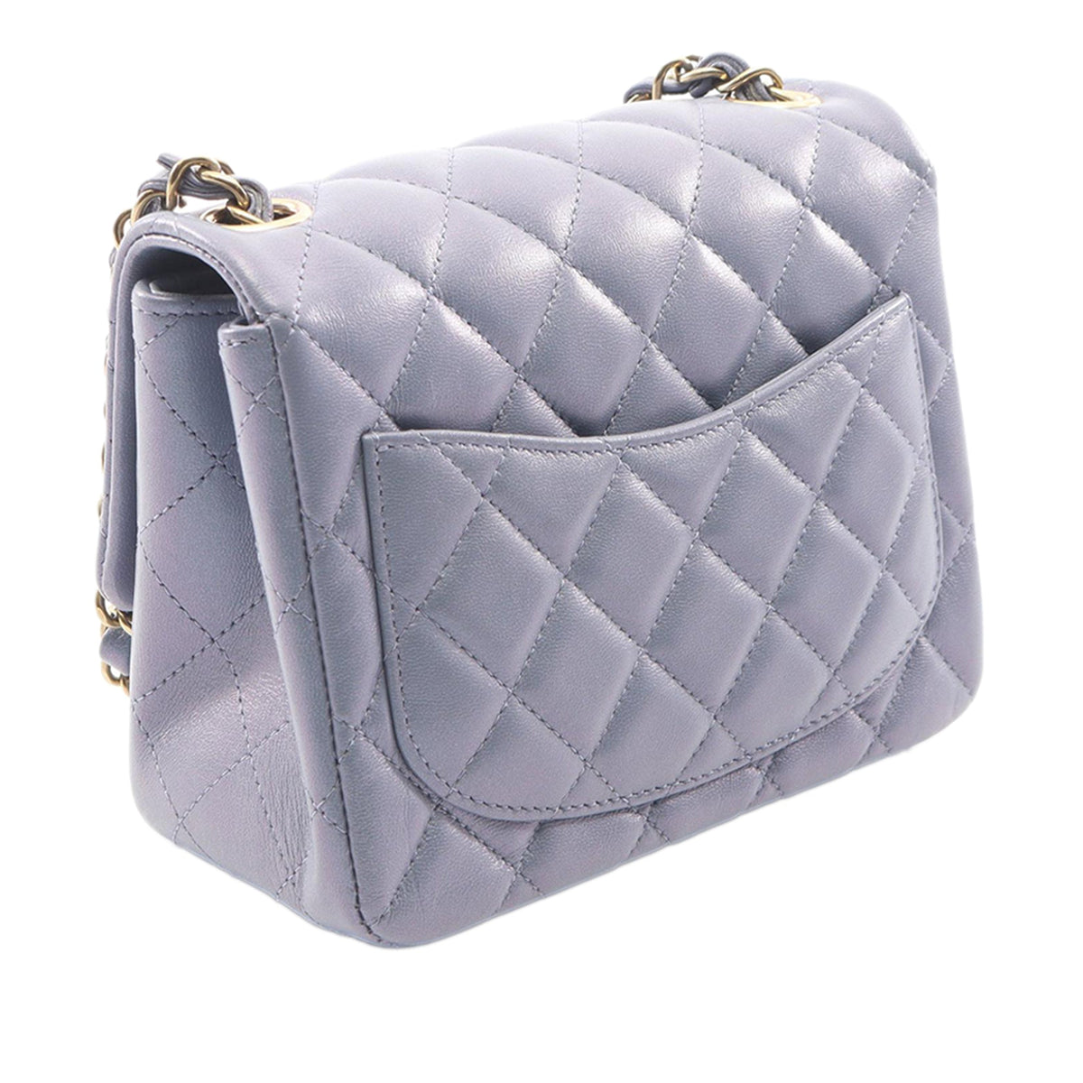 Chanel Mini Square Classic Iridescent Lambskin Single Flap