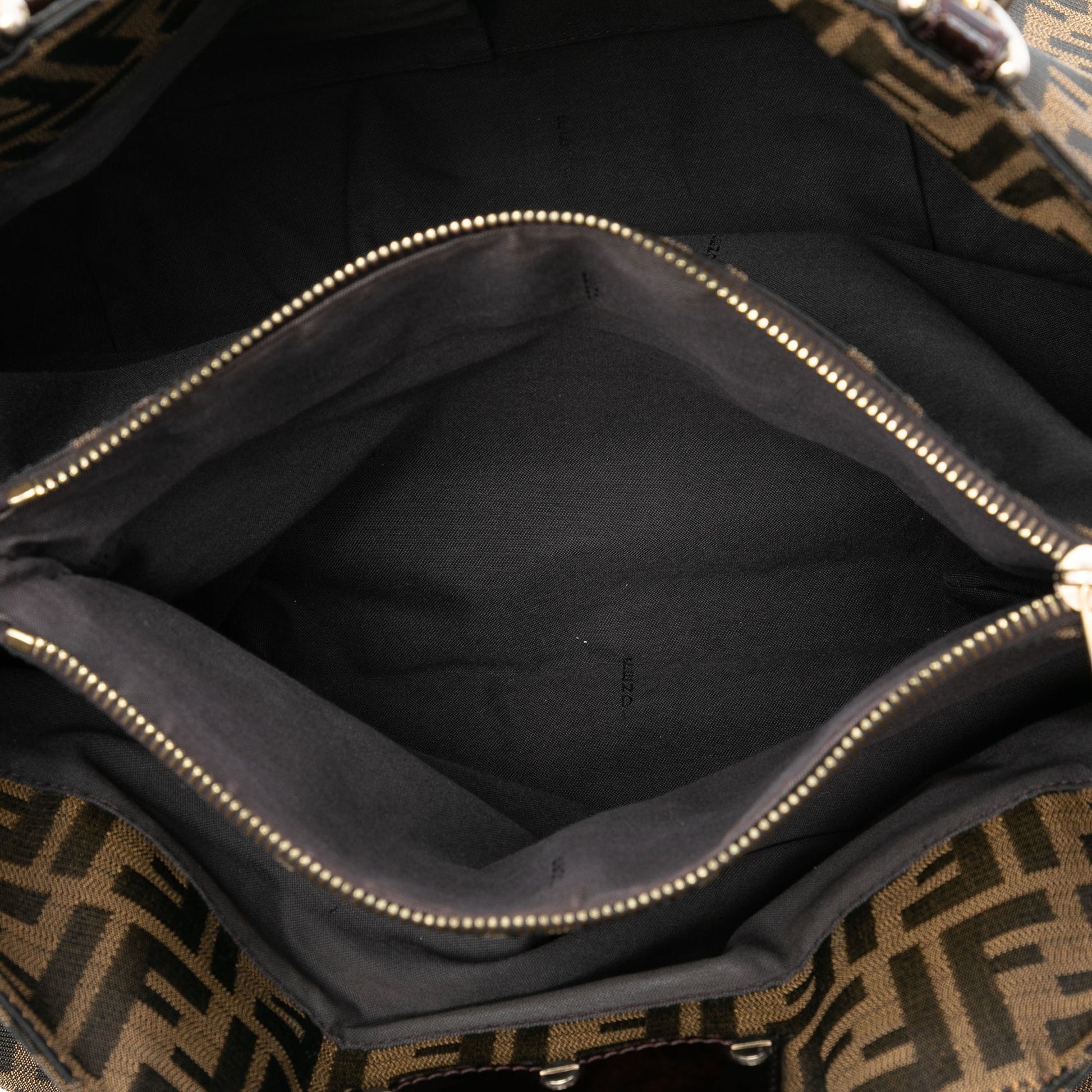 Fendi Large Zucca Canvas Mia Tote