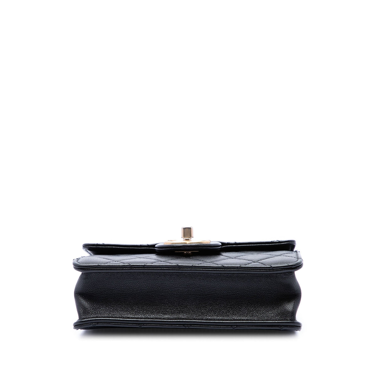 Chanel Small Quilted Lambskin Chic Pearls Flap — Black