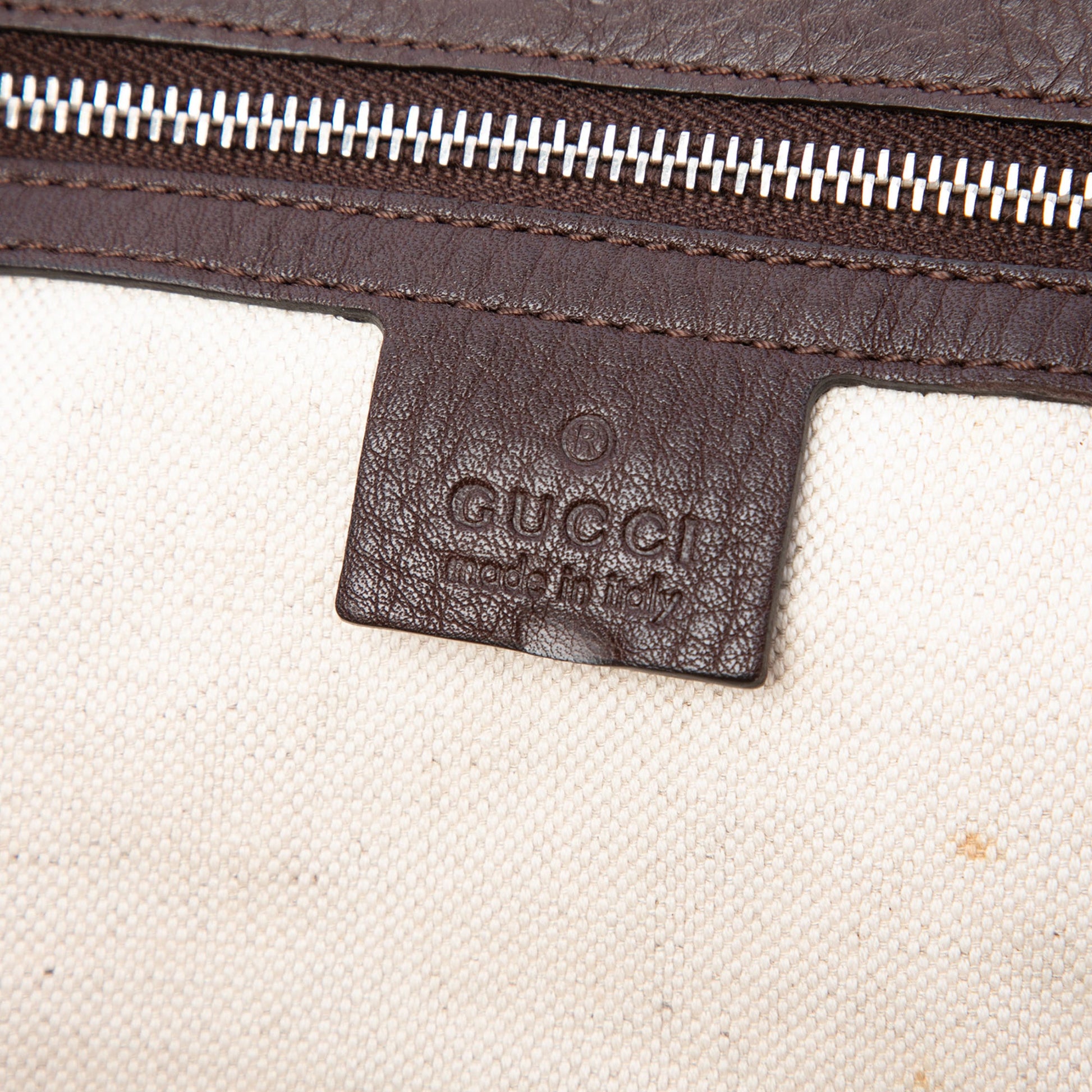 Gucci GG Canvas Techno Horsebit Top Handle Bag