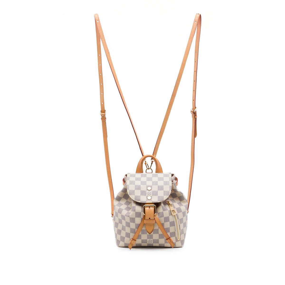 Louis Vuitton Damier Azur Sperone BB — White