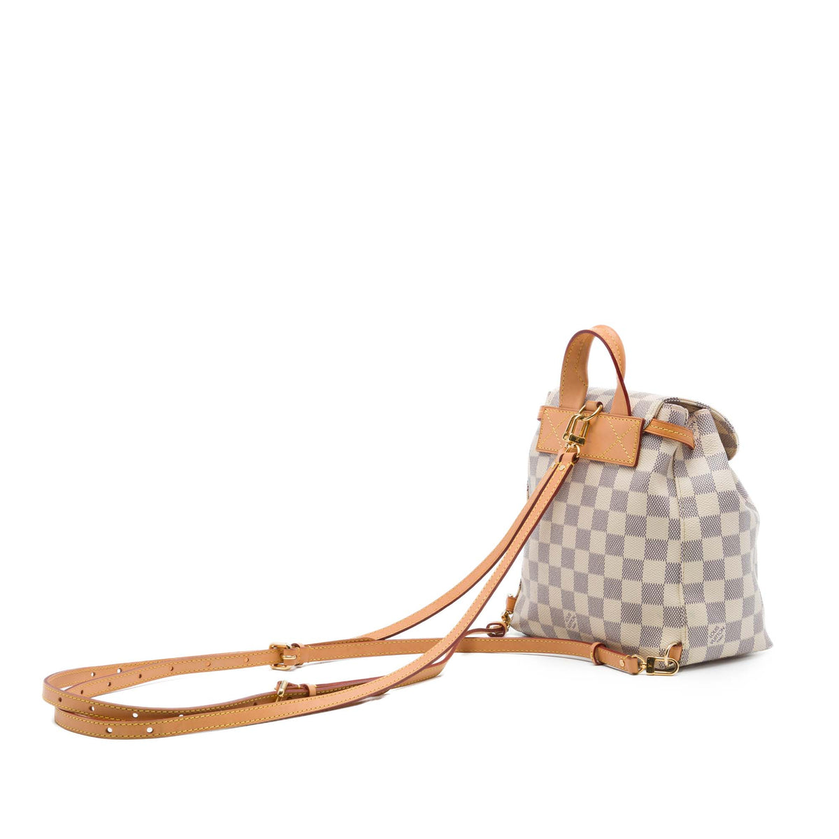 Louis Vuitton Damier Azur Sperone BB — White