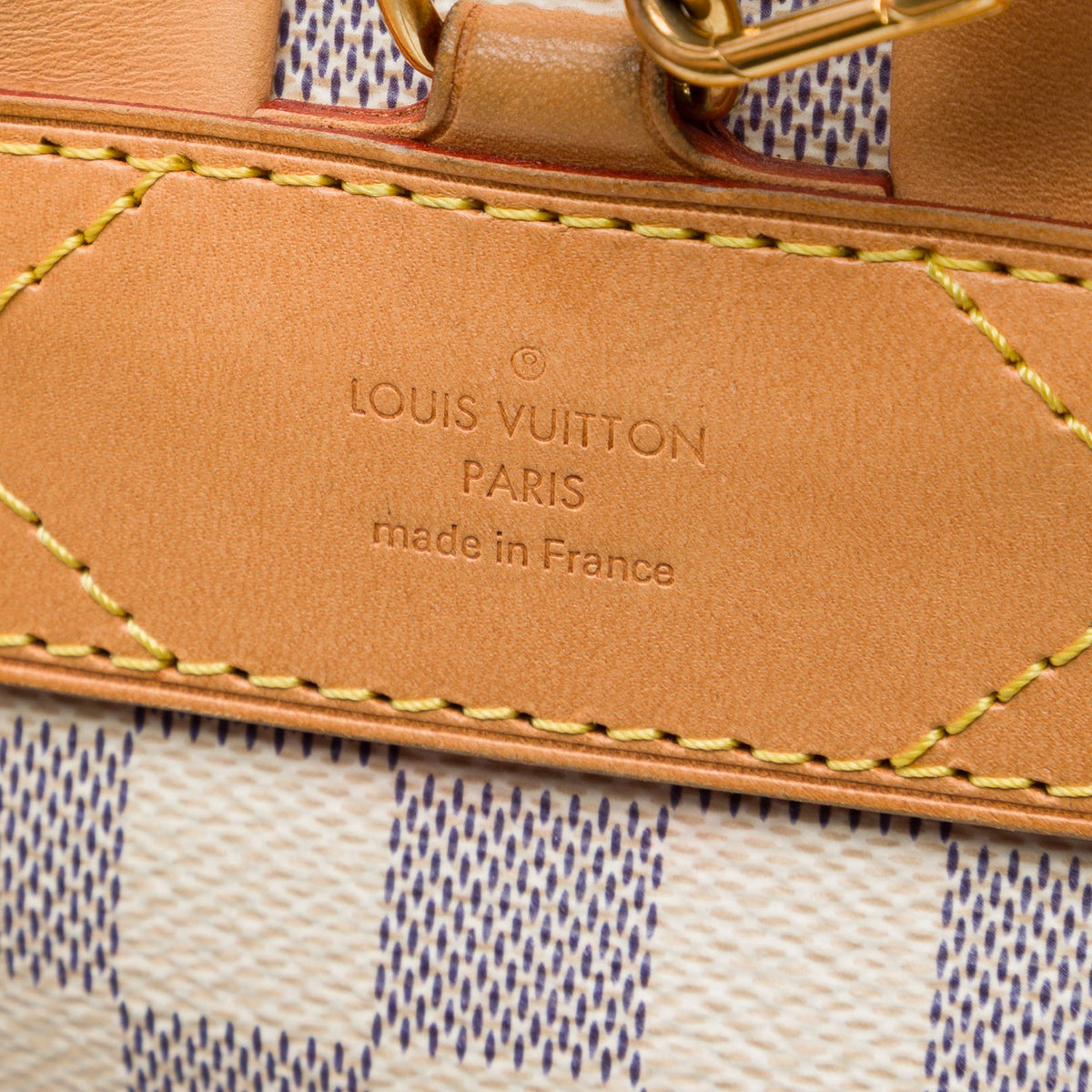 Louis Vuitton Damier Azur Sperone BB — White