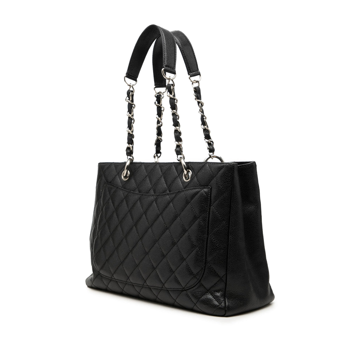 Chanel Caviar Grand Shopping Tote — Black