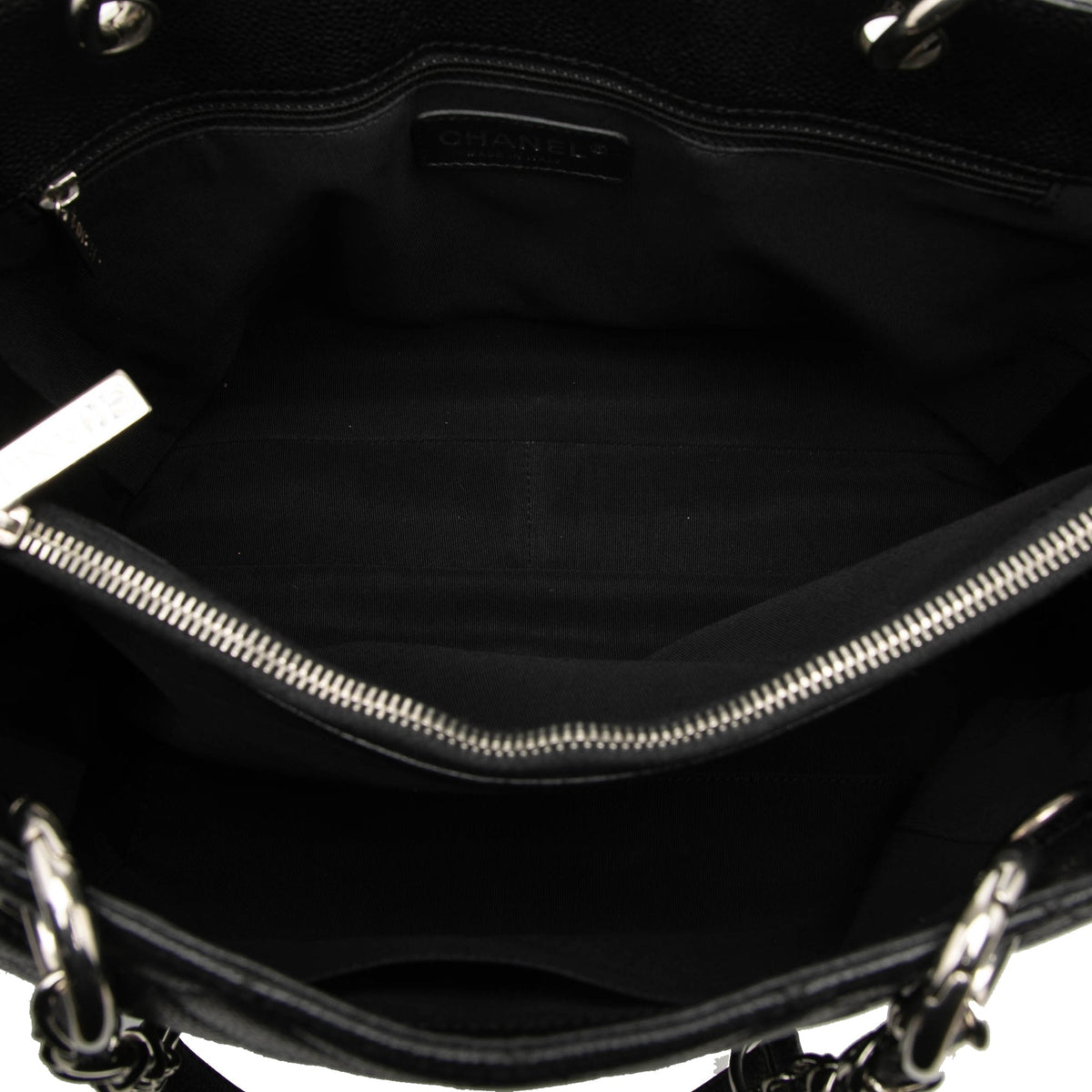 Chanel Caviar Grand Shopping Tote — Black