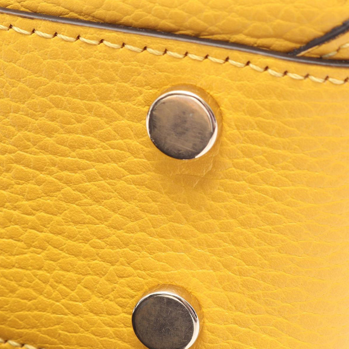 Gucci Small Dollar Calf Interlocking G Satchel — Yellow