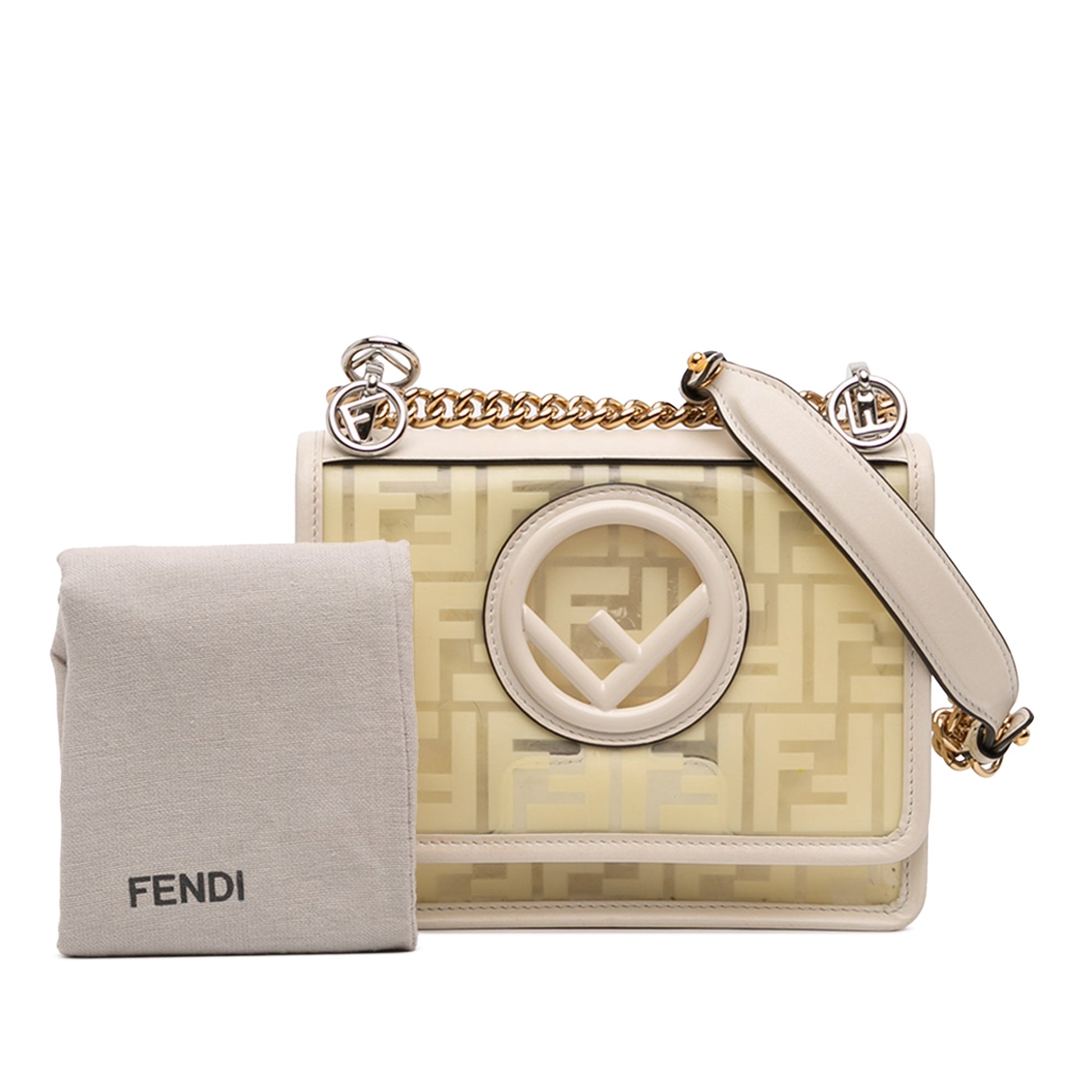 Fendi Small Zucca PVC Kan I F Crossbody