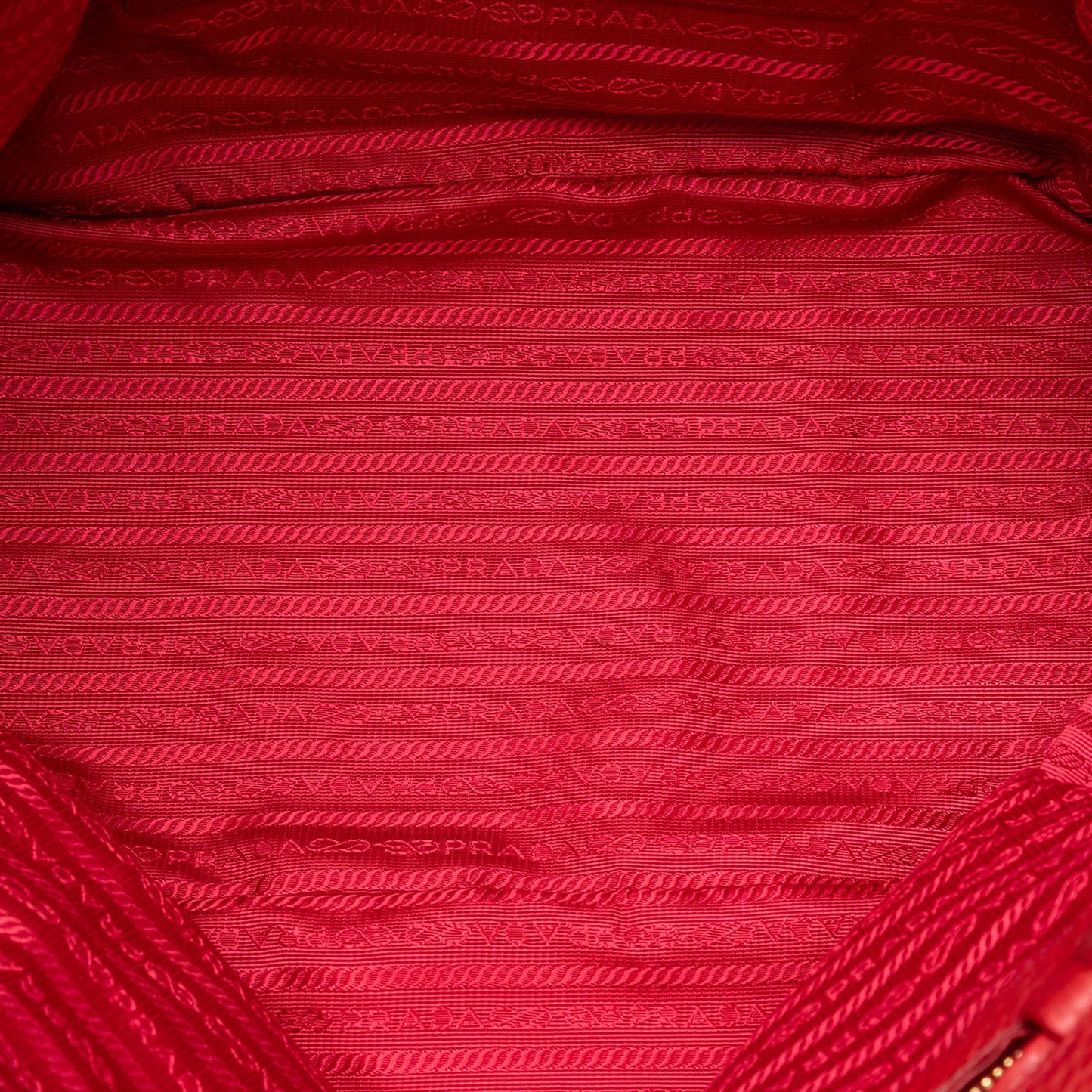 Prada Vitello Daino Open Convertible Tote