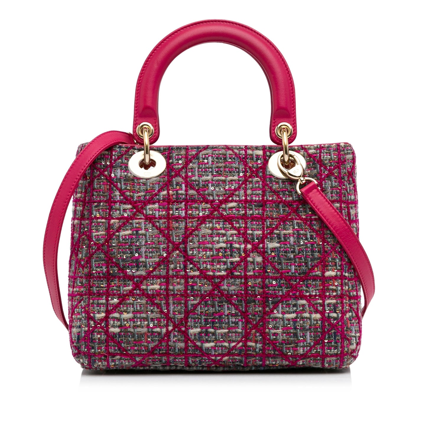 Dior Medium Tweed Macrocannage Lady Dior