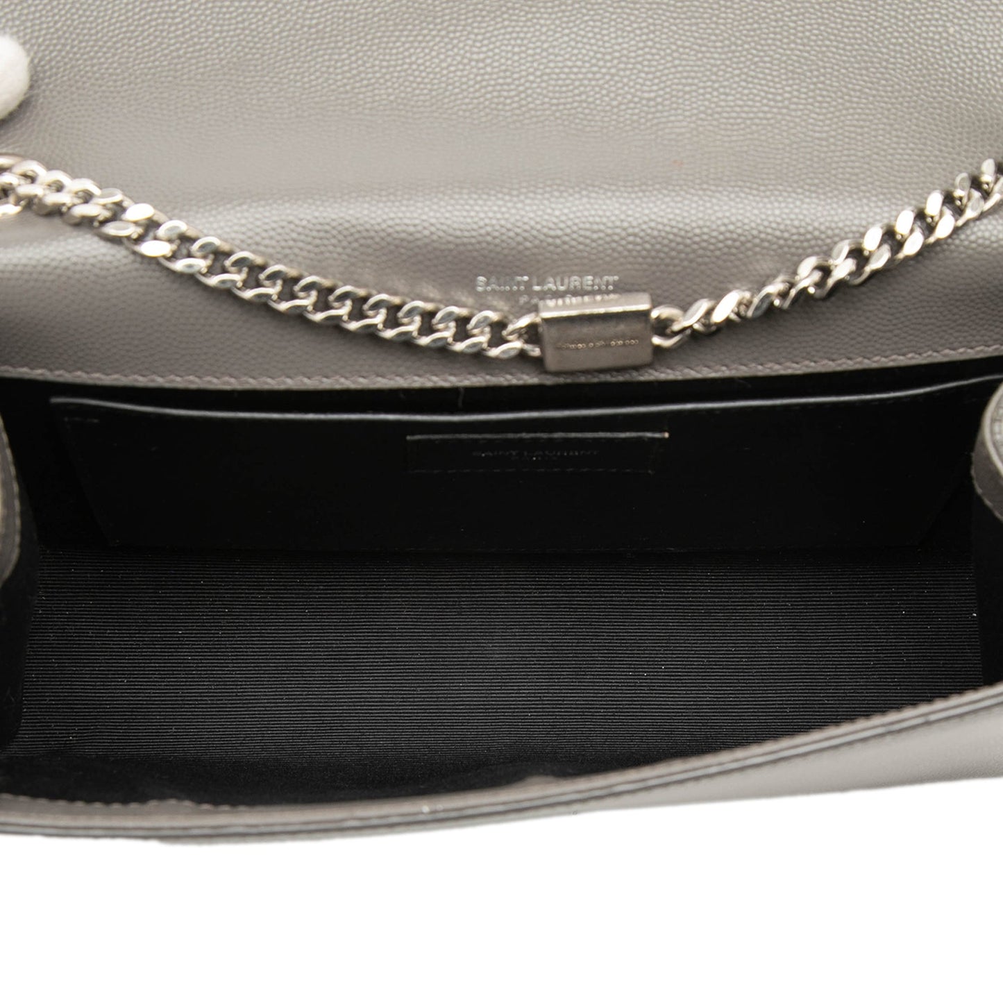 Saint Laurent Medium Grain de Poudre Monogram Kate Tassel Crossbody