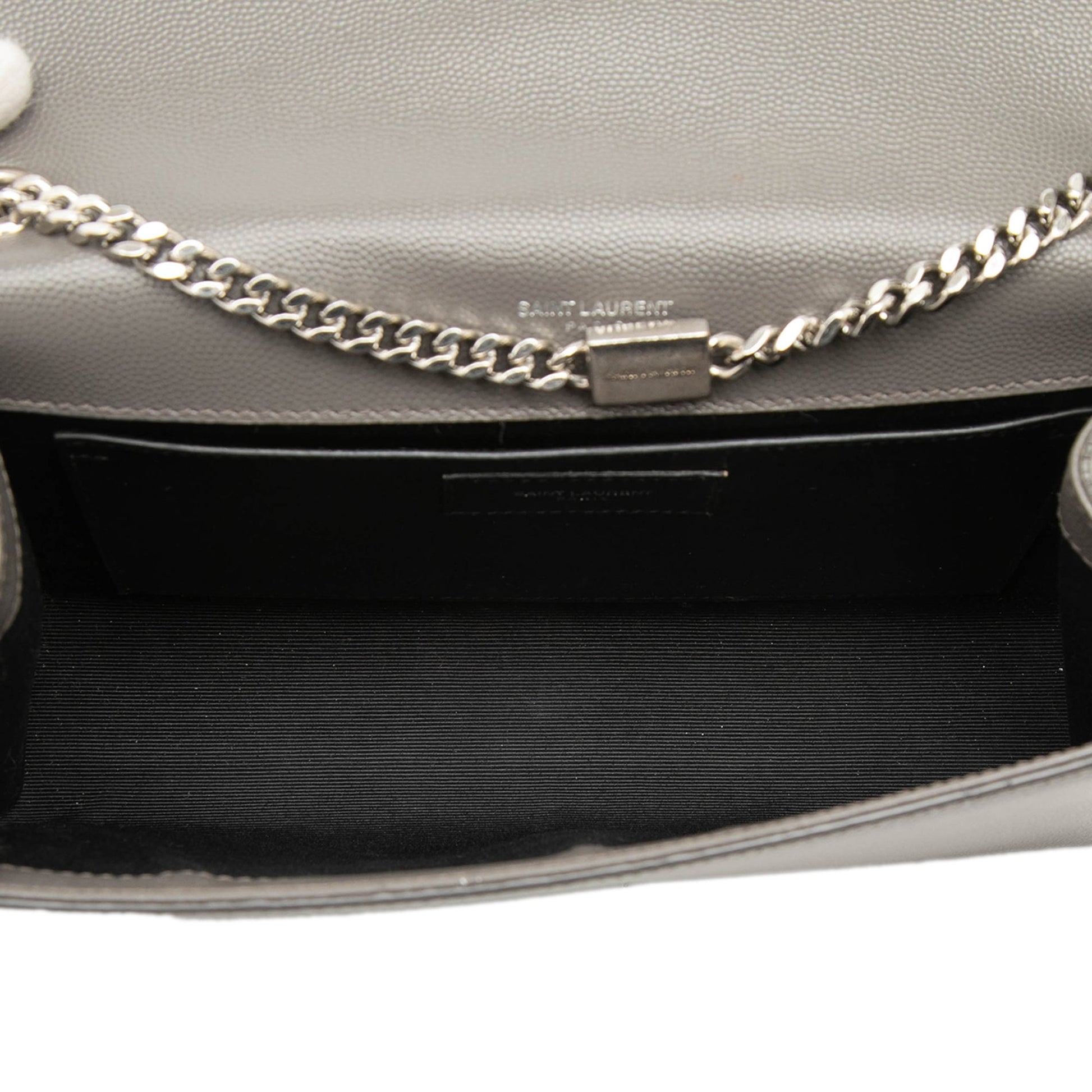 Saint Laurent Medium Grain de Poudre Monogram Kate Tassel Crossbody