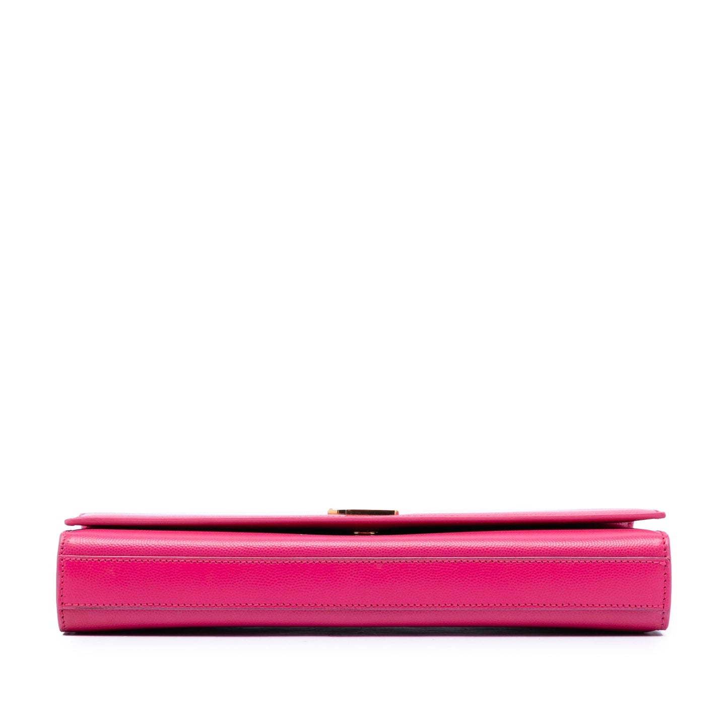 Saint Laurent Grain de Poudre Monogram Cassandre Clutch