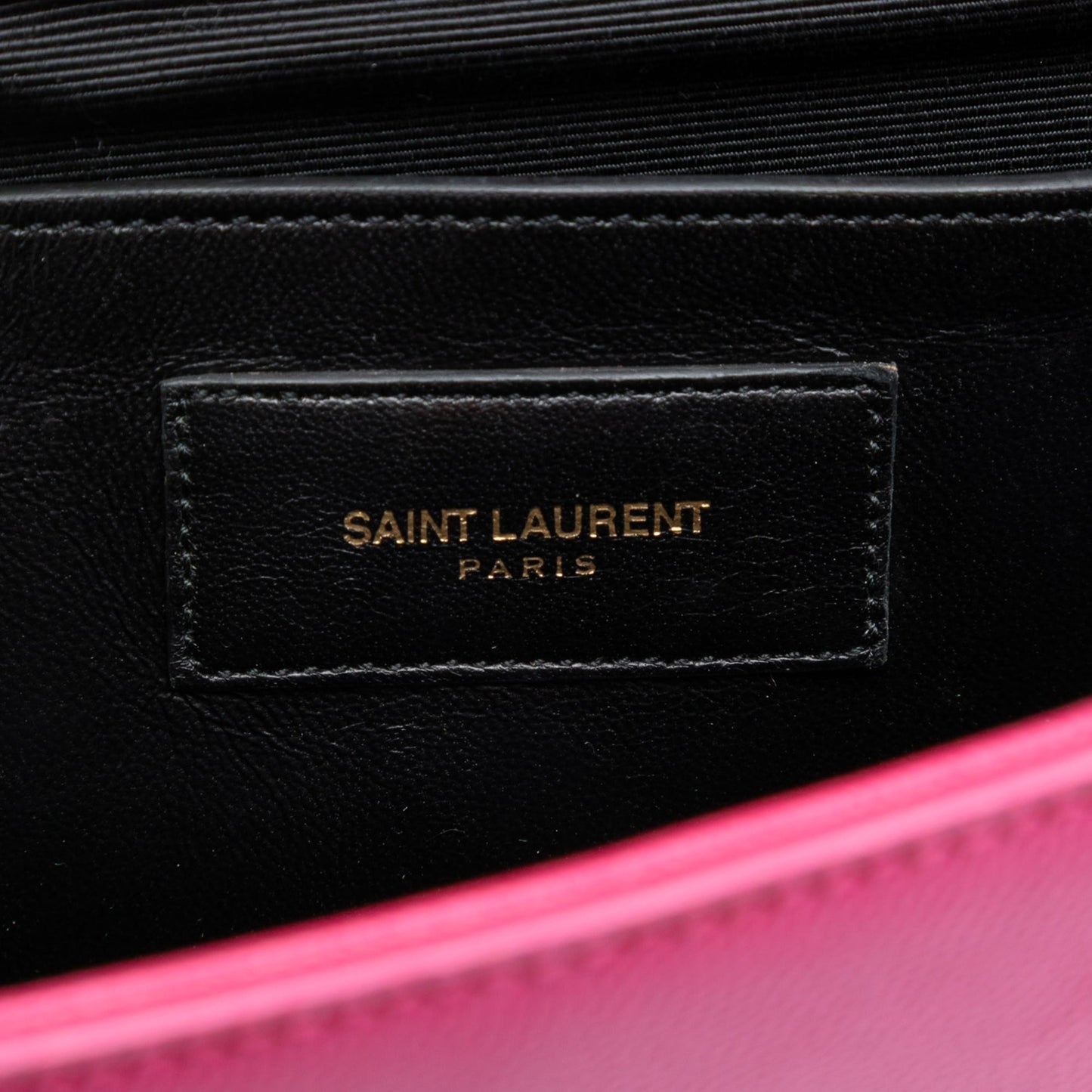 Saint Laurent Grain de Poudre Monogram Cassandre Clutch