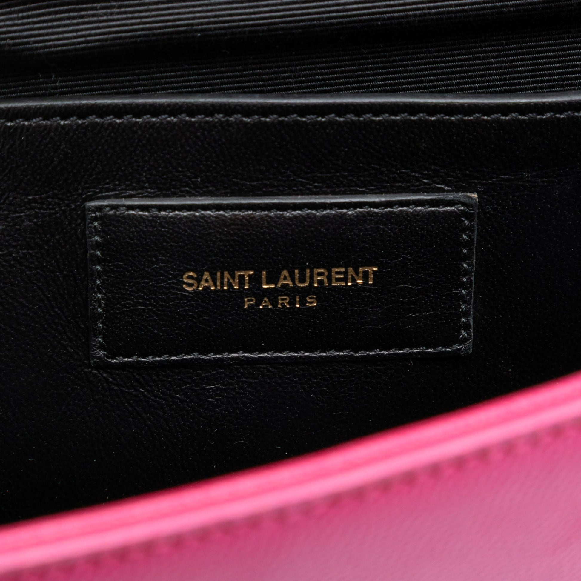 Saint Laurent Grain de Poudre Monogram Cassandre Clutch