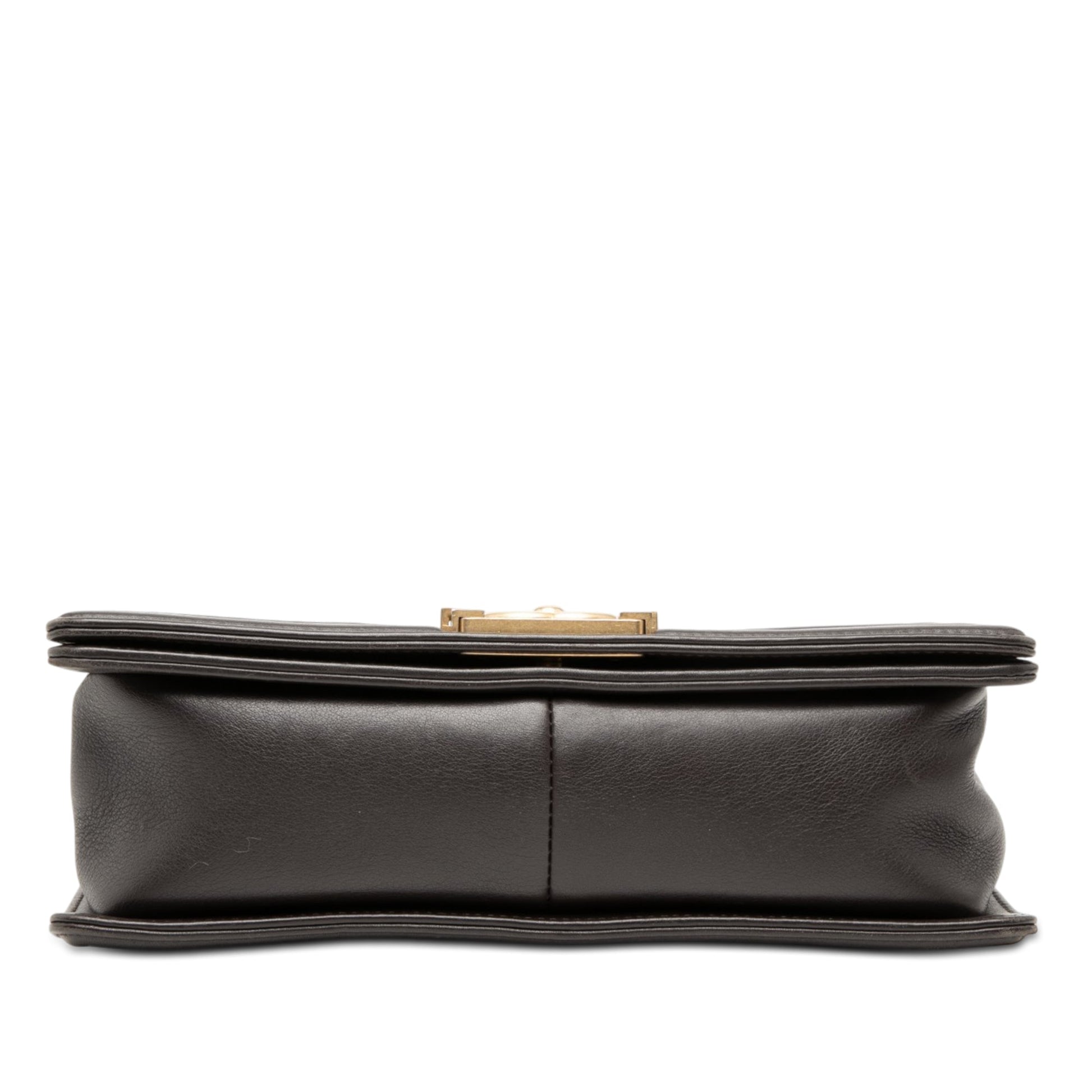 Chanel Old Medium Quilted Lambskin Boy Flap