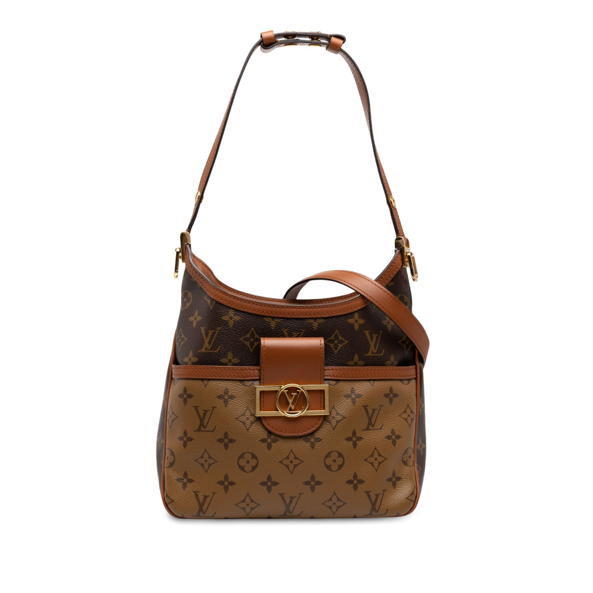 Louis Vuitton Monogram Reverse Dauphine Hobo PM