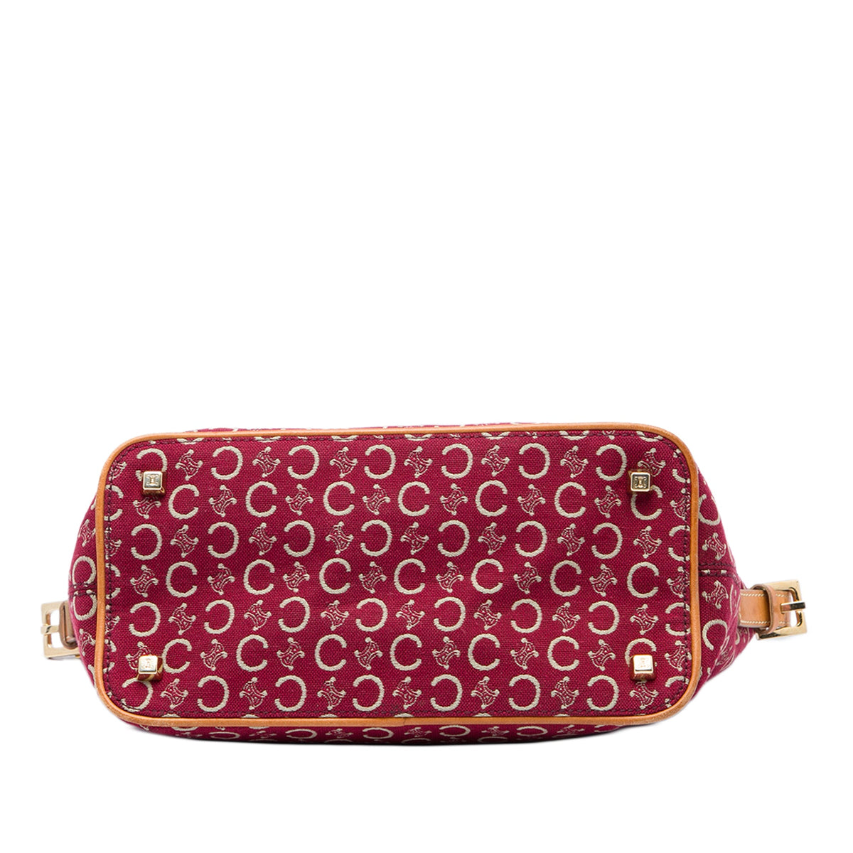 Celine C Macadam Canvas Shoulder Bag