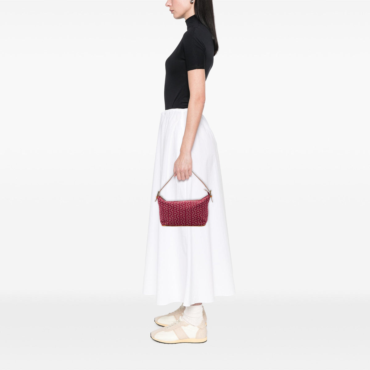 Celine C Macadam Canvas Shoulder Bag