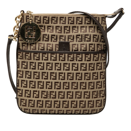 Fendi Zucchino Canvas Forever Crossbody