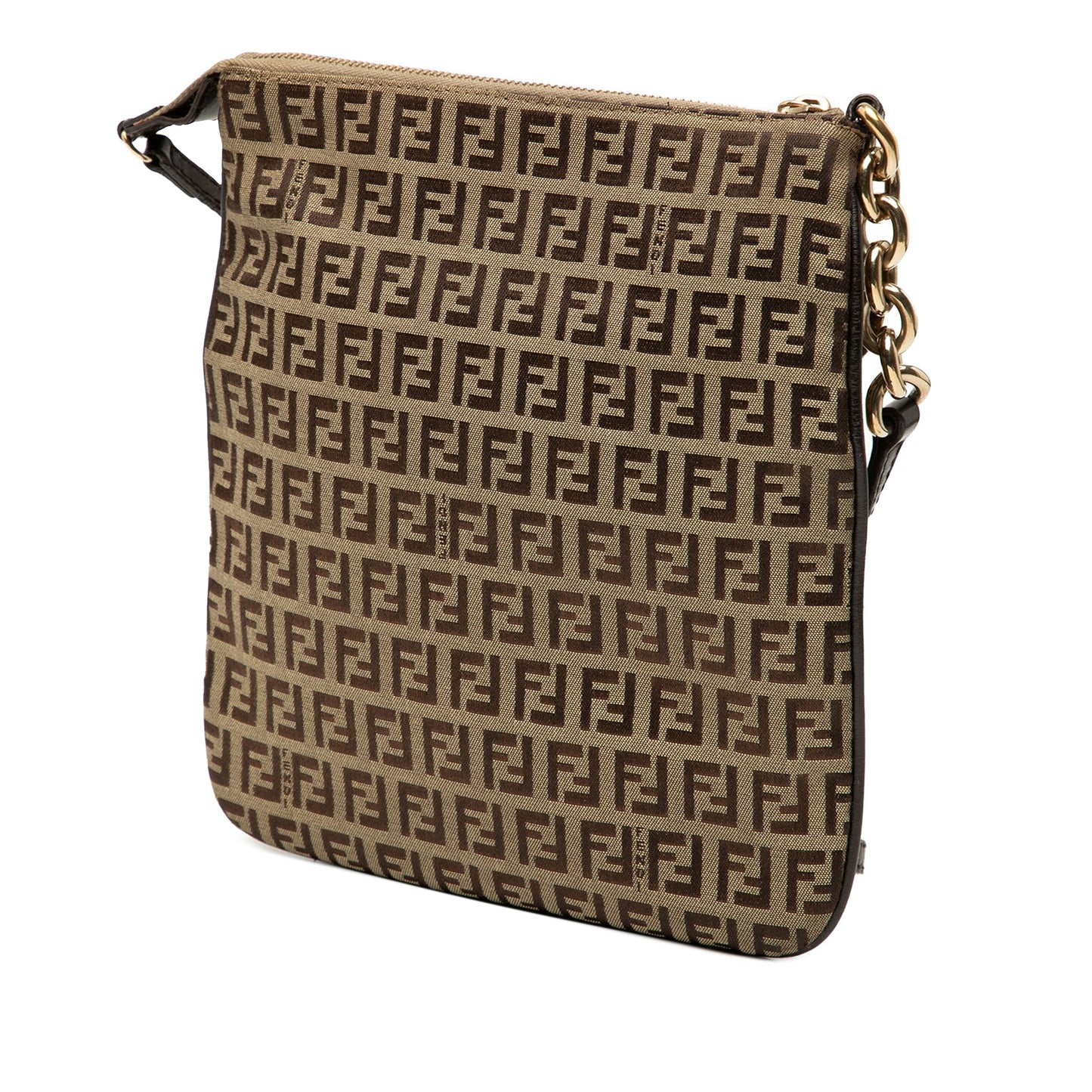 Fendi Zucchino Canvas Forever Crossbody